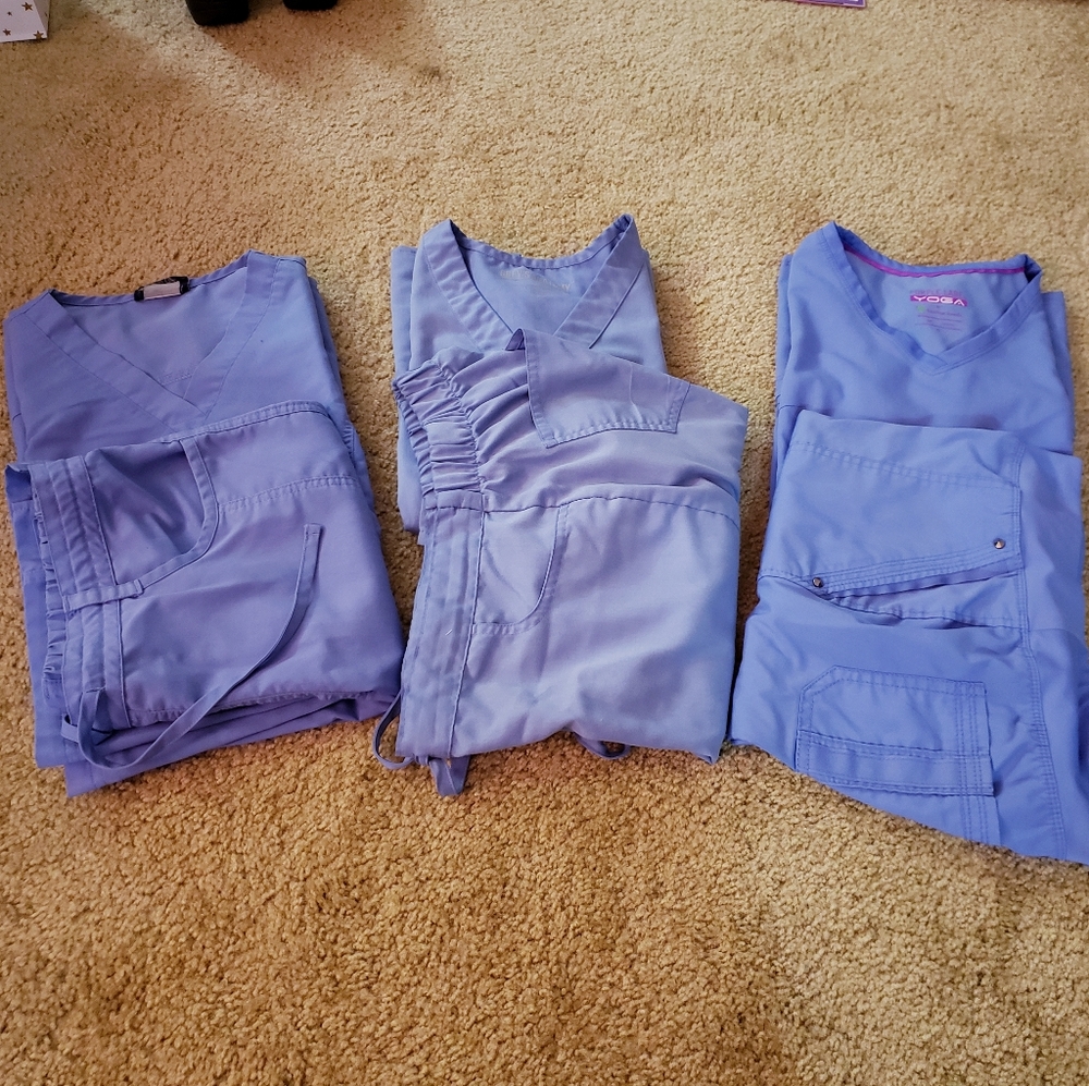 Ciel Blue Scrub Collection